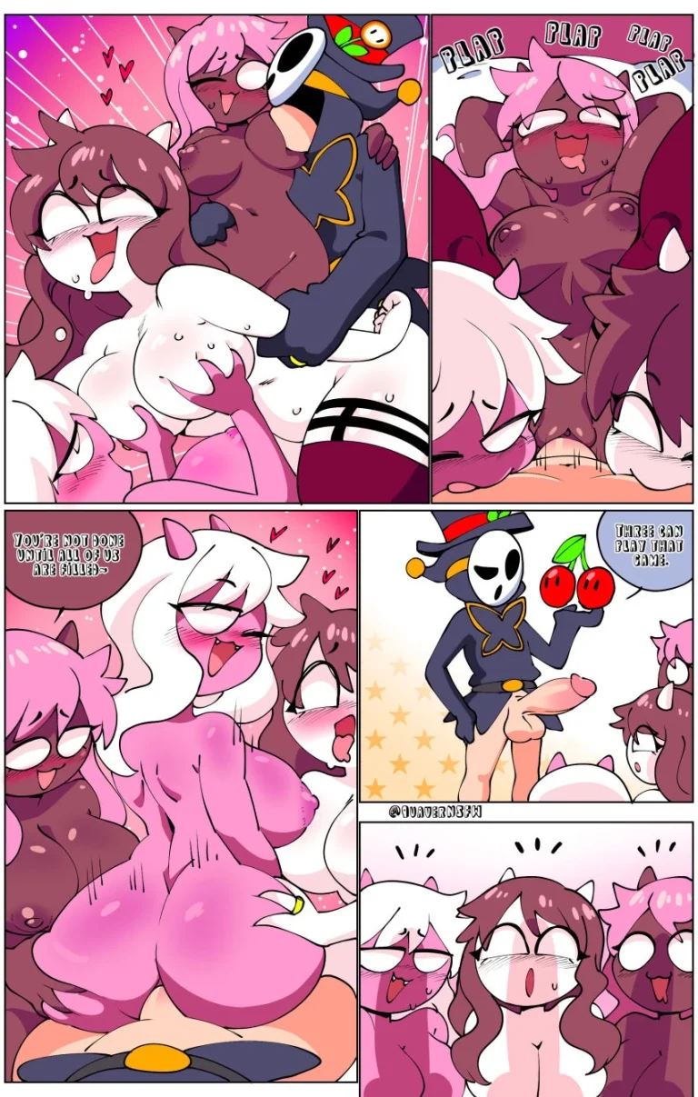 Double Cherry porn comic picture 2