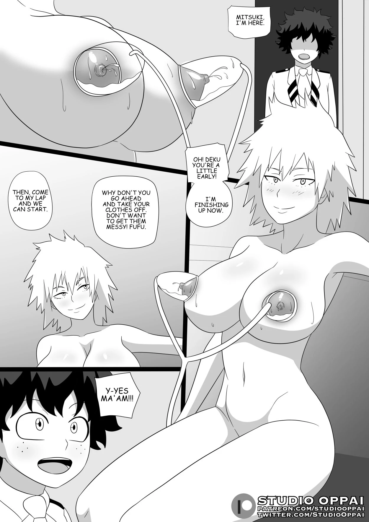 Double Milking porn comic picture 3