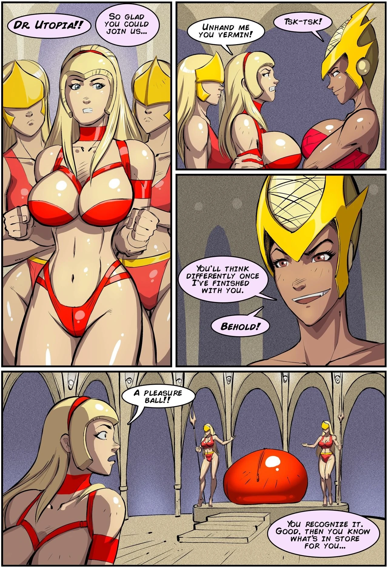 Dr. Utopia More and the Pleasure Pod porn comic picture 1