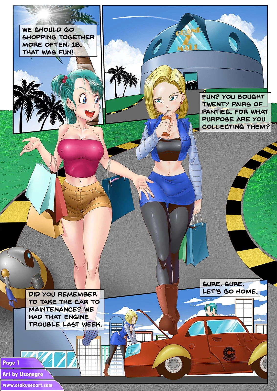 Dragon Ball H: Bulma’s BBC Saga porn comic picture 2