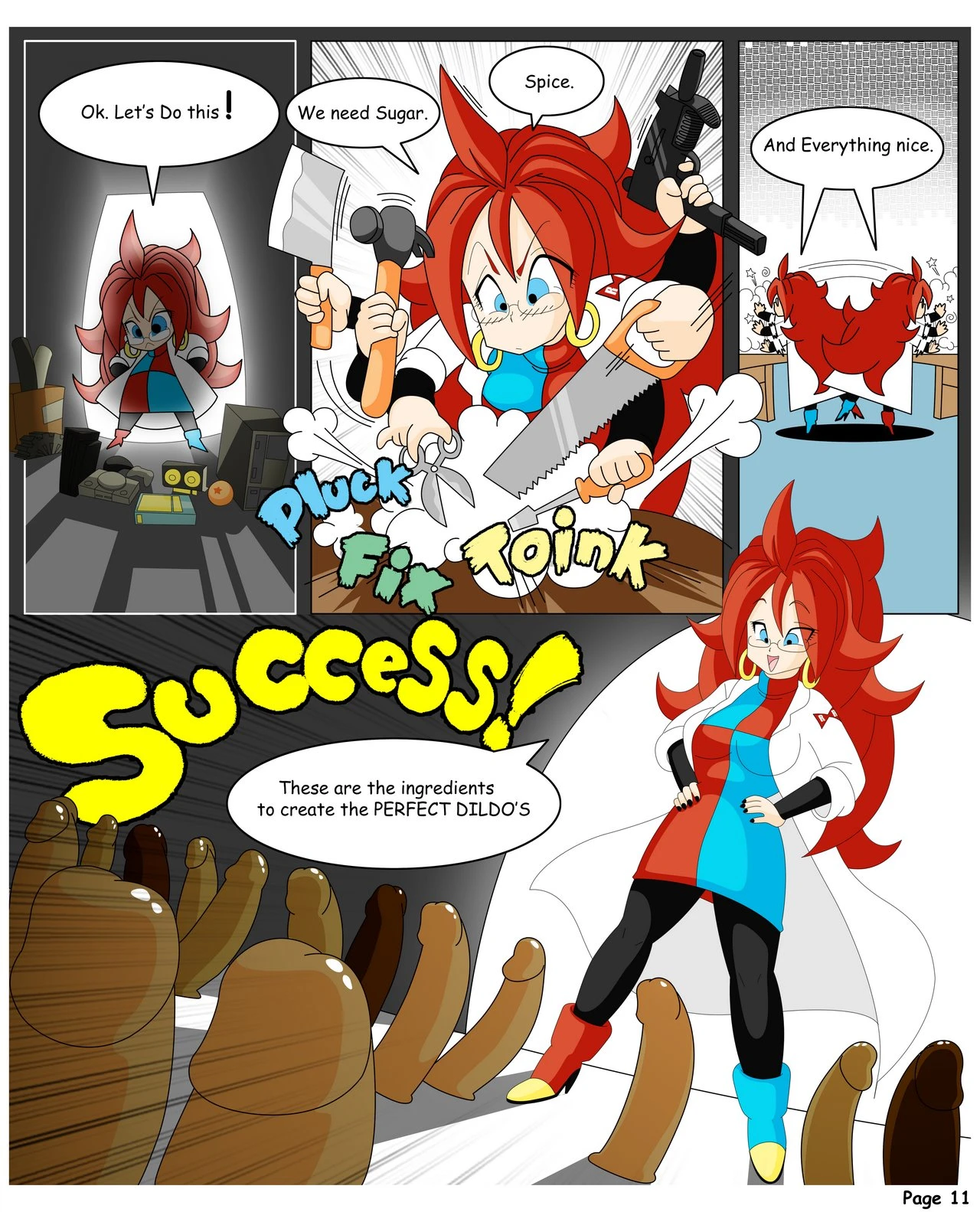 Dragon Ball Yamete: Android 21 Saga porn comic picture 16