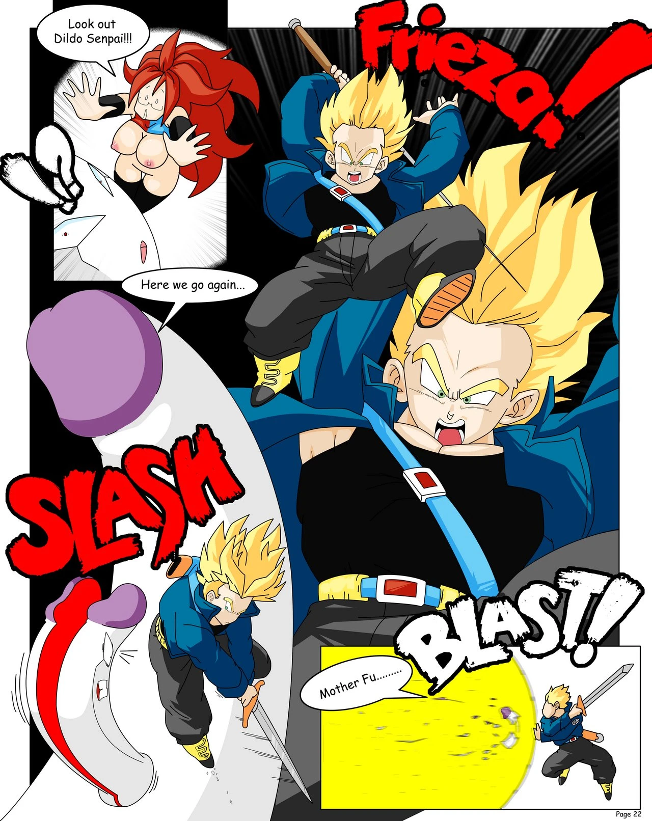 Dragon Ball Yamete: Android 21 Saga porn comic picture 27