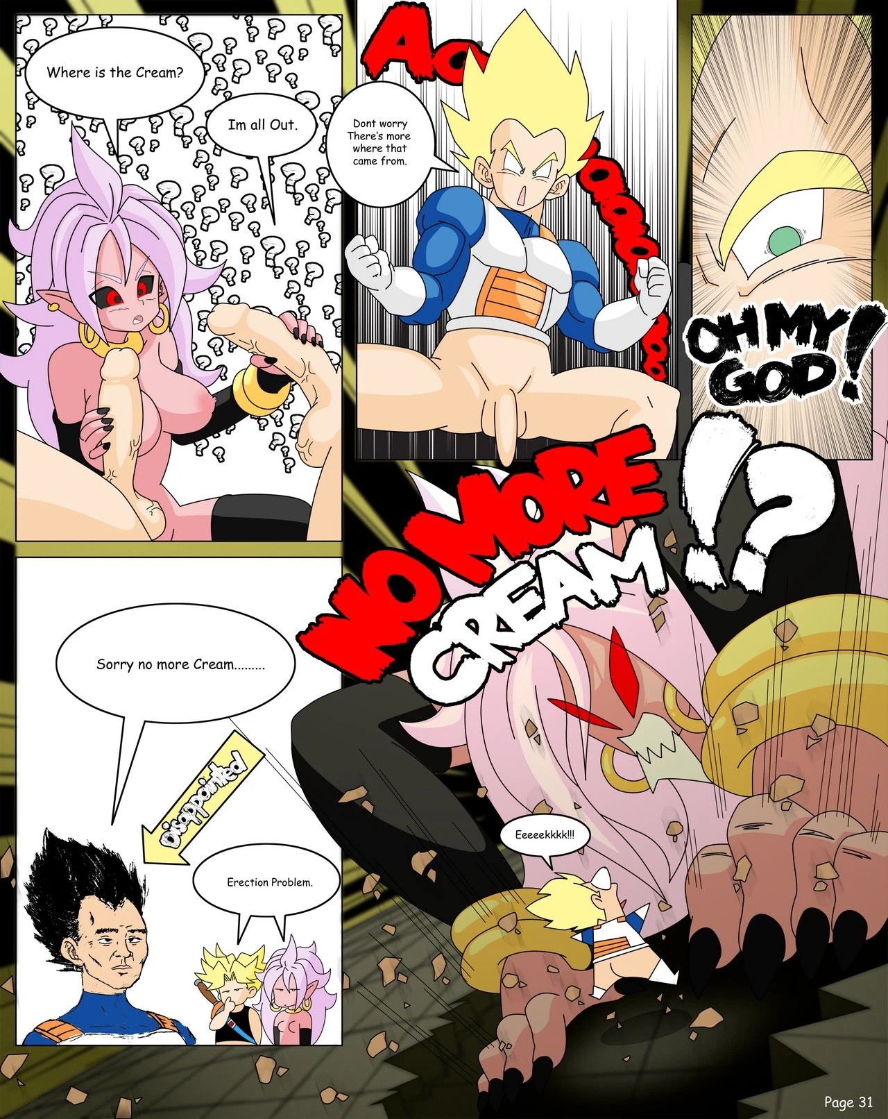 Dragon Ball Yamete: Android 21 Saga porn comic picture 36