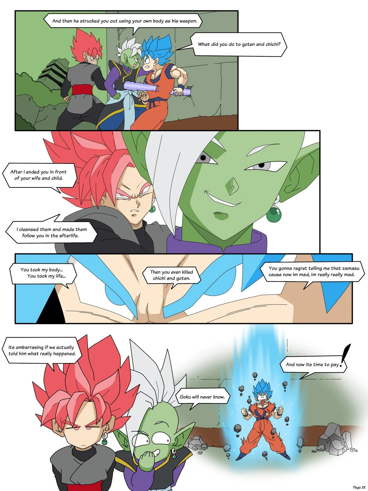 Dragon Ball Yamete – Zamasu’s Ambition porn comic picture 30