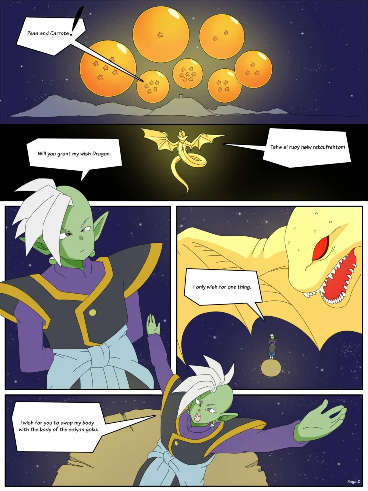 Dragon Ball Yamete – Zamasu’s Ambition porn comic picture 4