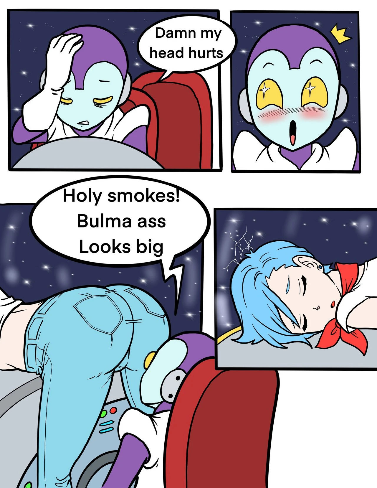 Dragon Bulma Z porn comic picture 6
