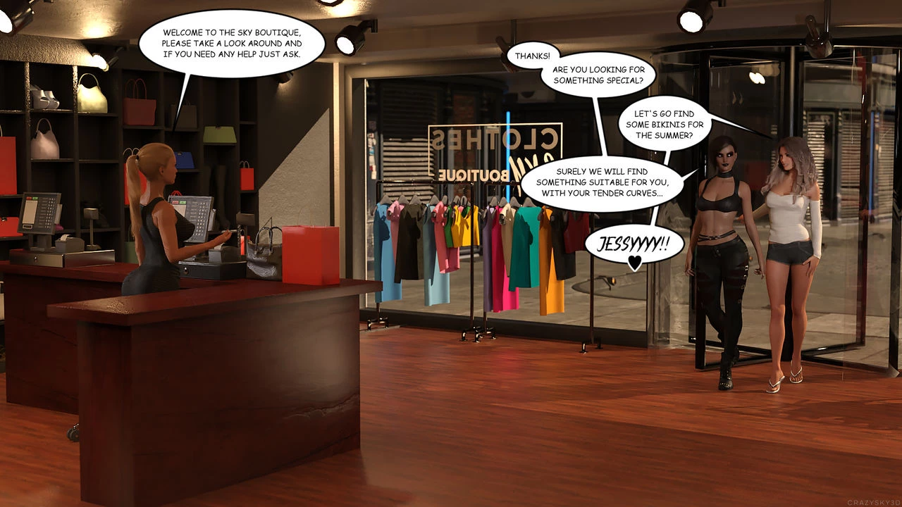 Dressing Room Experience porn comic picture 27