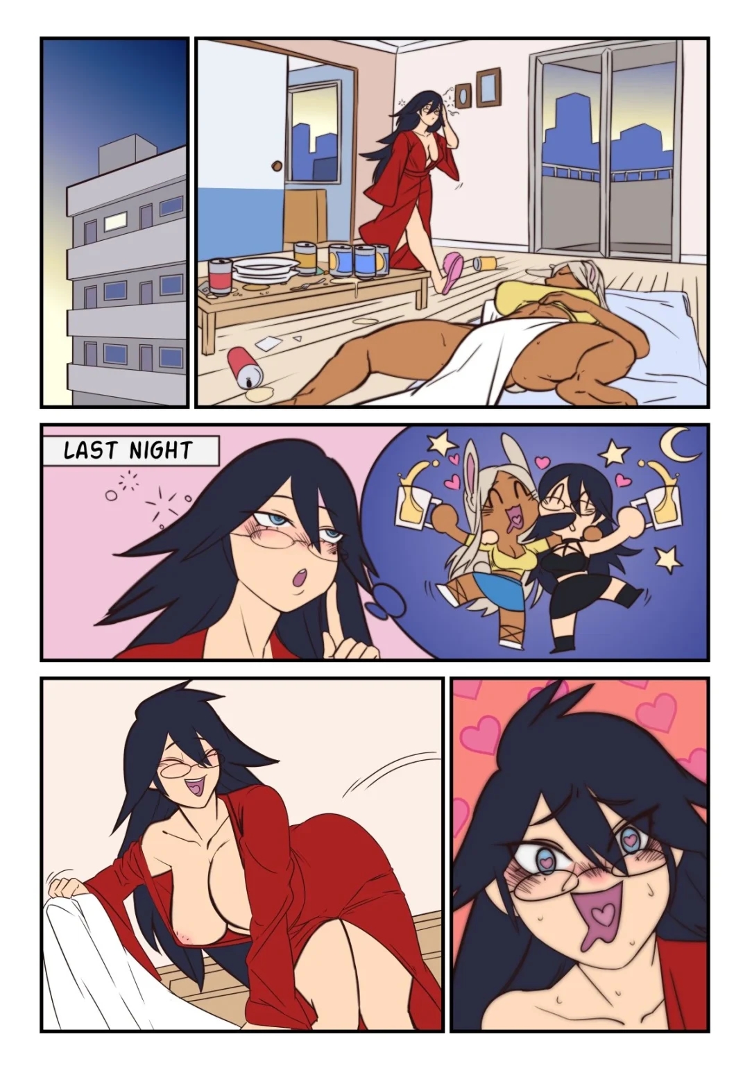 Drinking Night porn comic picture 1