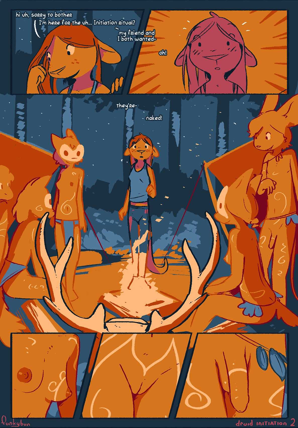 Druid initiation porn comic picture 2