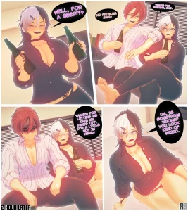 Drunk Friends porn comic picture 1