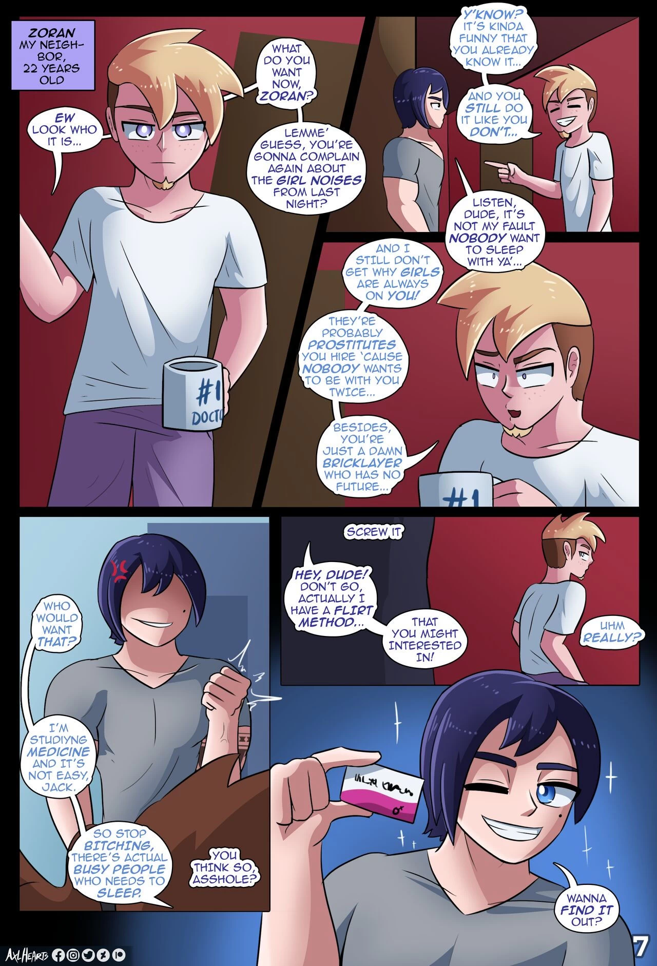 Drunken Gal 3 -The Neighbor porn comic picture 8