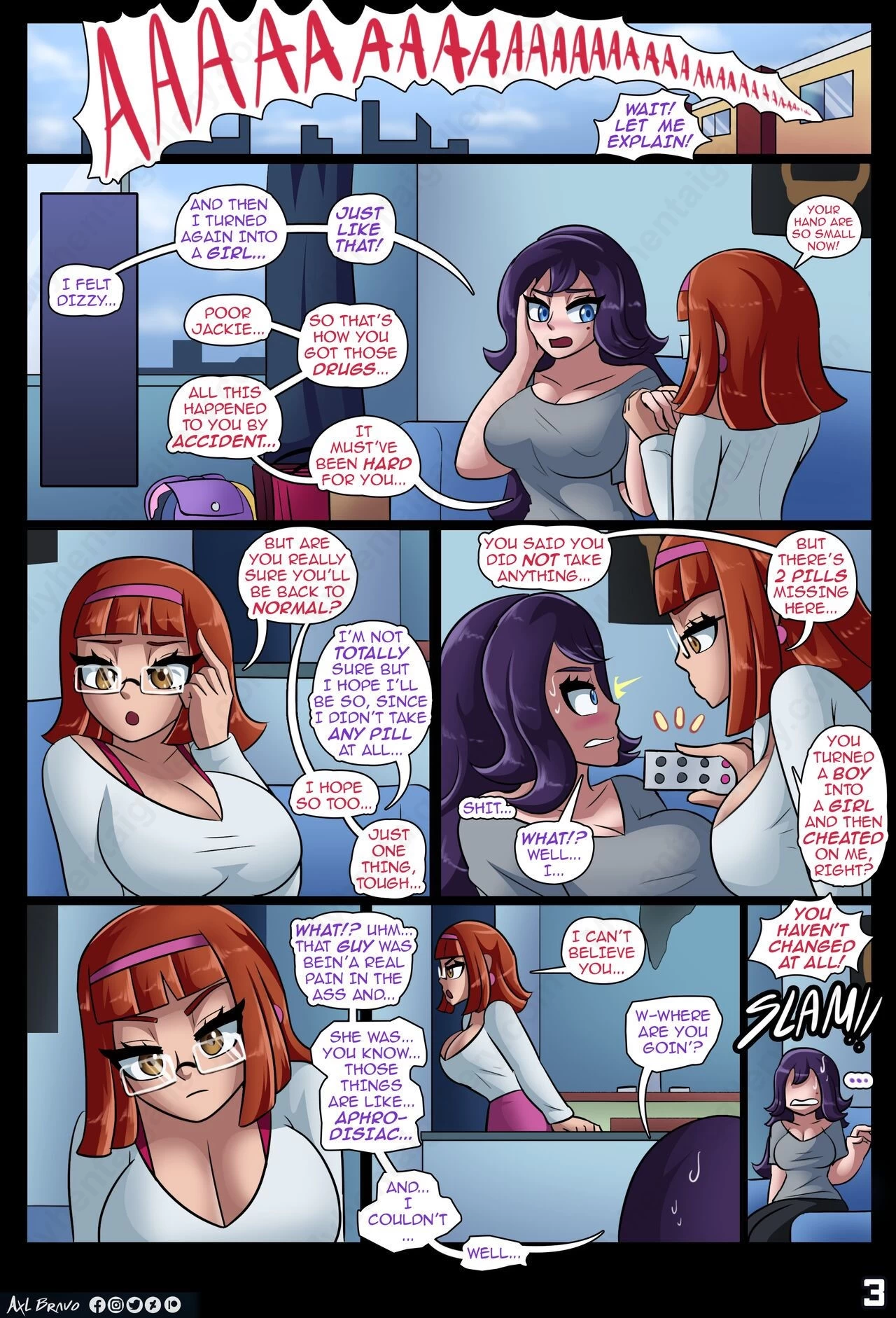 Drunken Gal 4 -Damsels In Distress porn comic picture 4