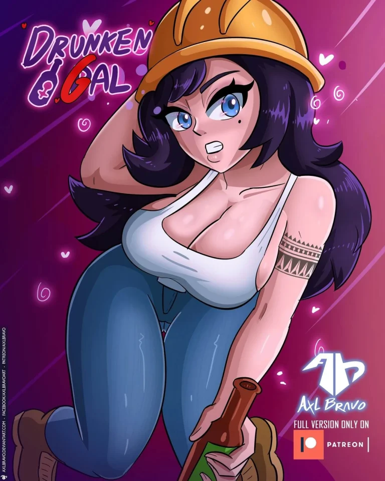 Drunken Gal porn comic picture 1