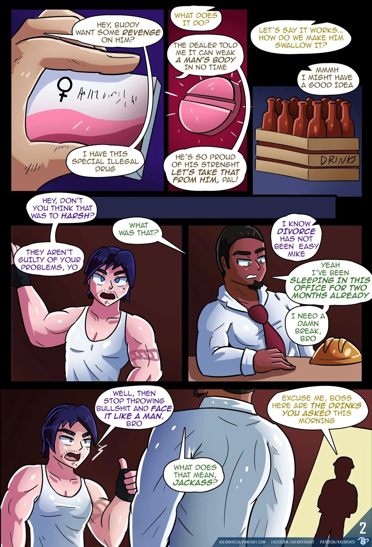 Drunken Gal porn comic picture 4