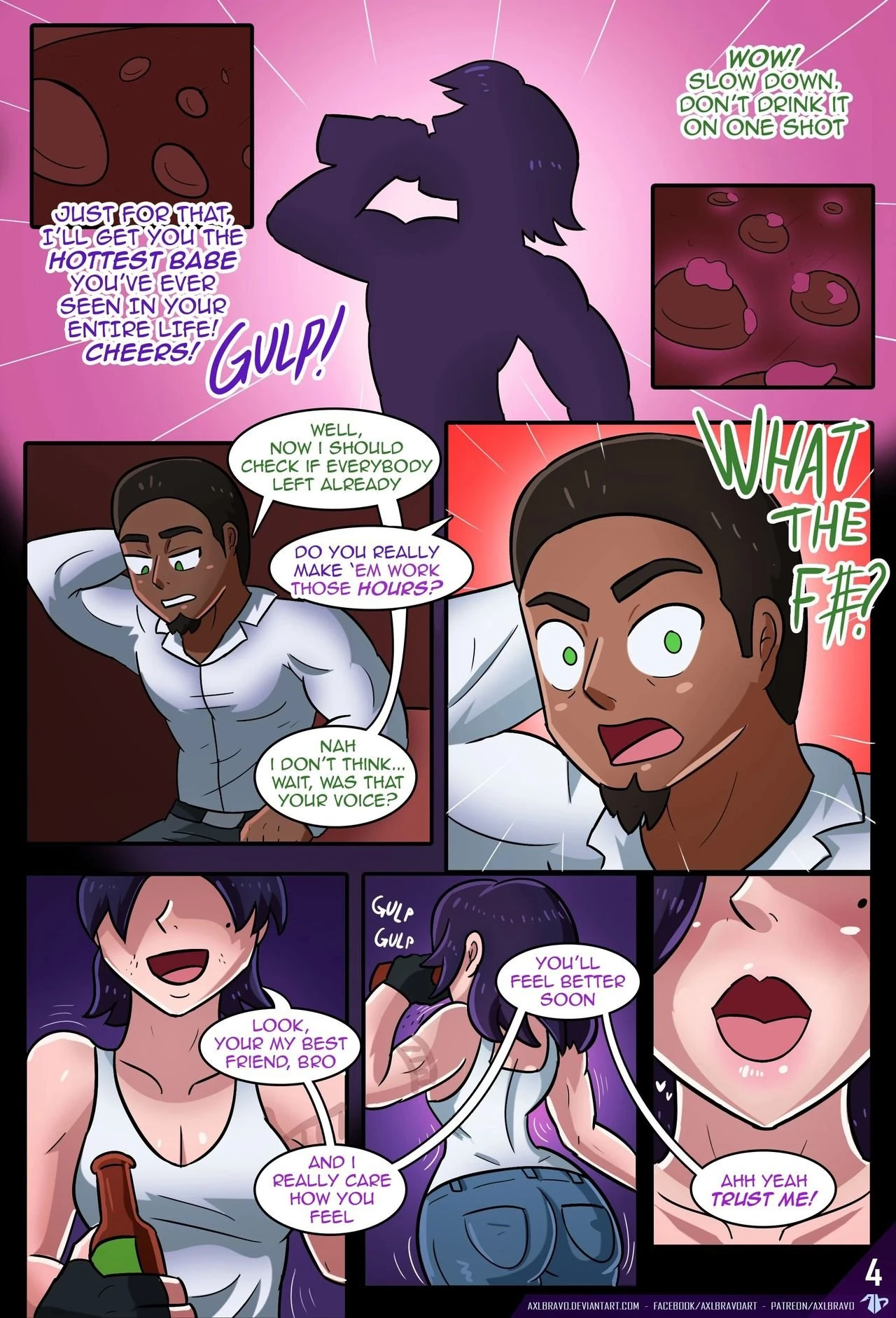 Drunken Gal porn comic picture 6