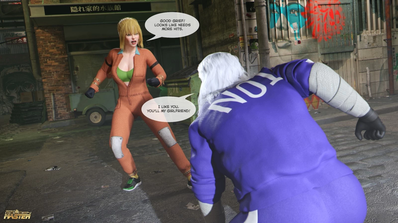 Duel To The Holes porn comic picture 11