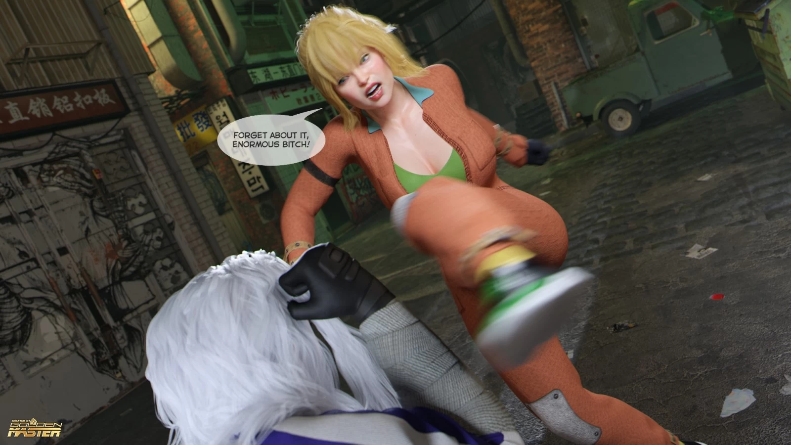 Duel To The Holes porn comic picture 12