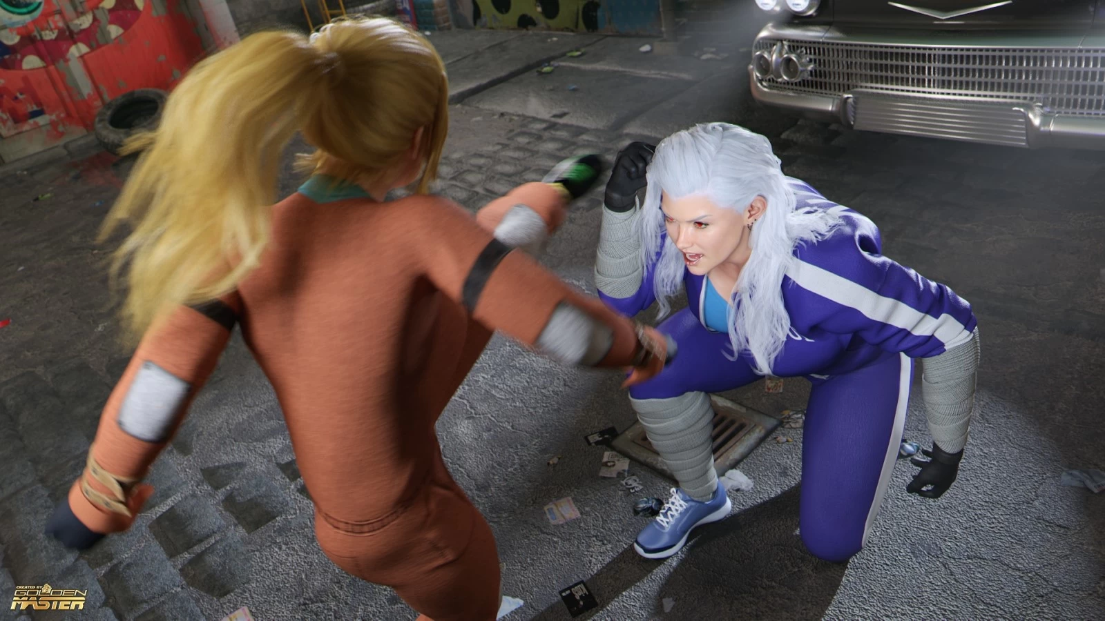 Duel To The Holes porn comic picture 13