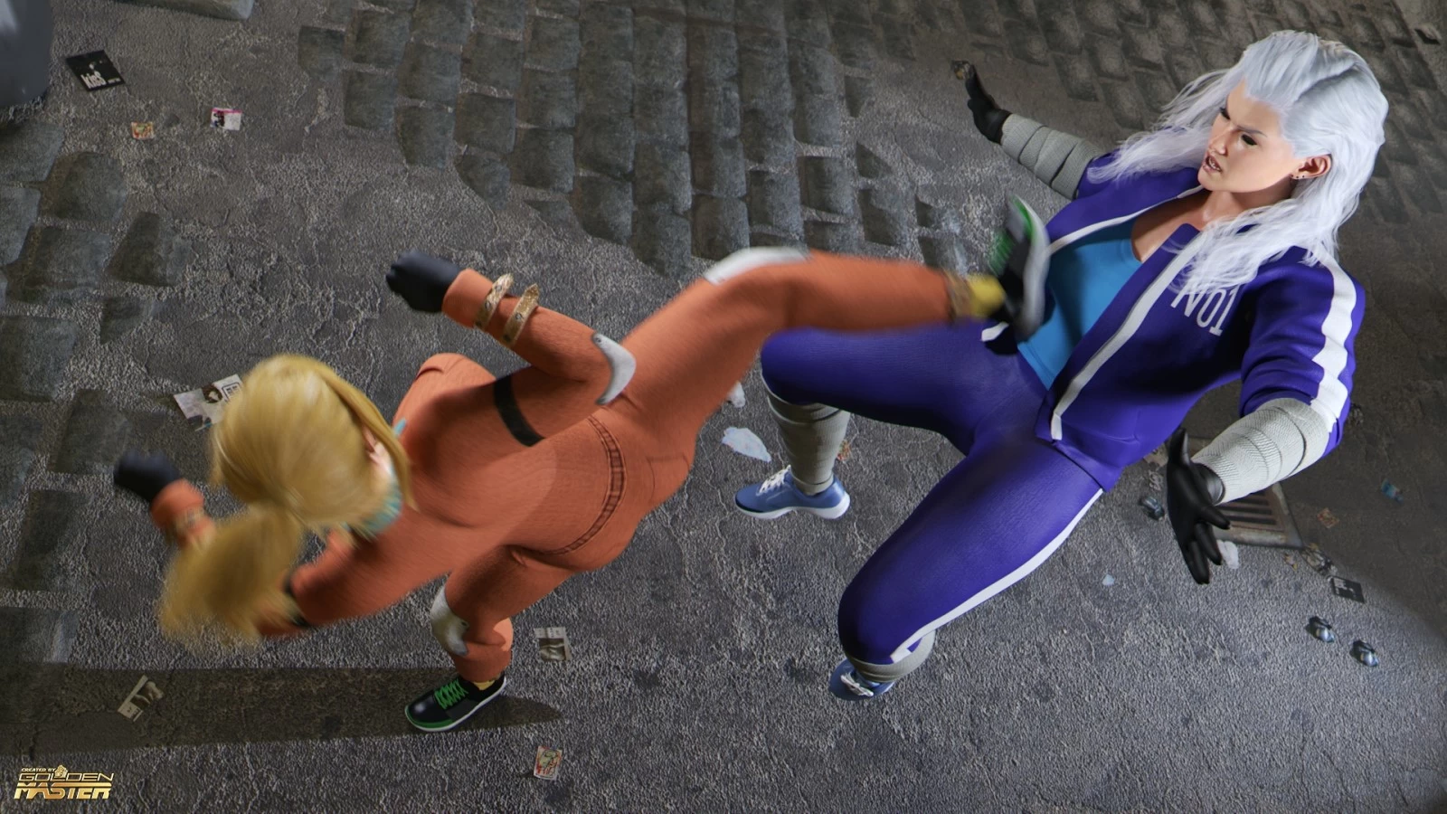 Duel To The Holes porn comic picture 9