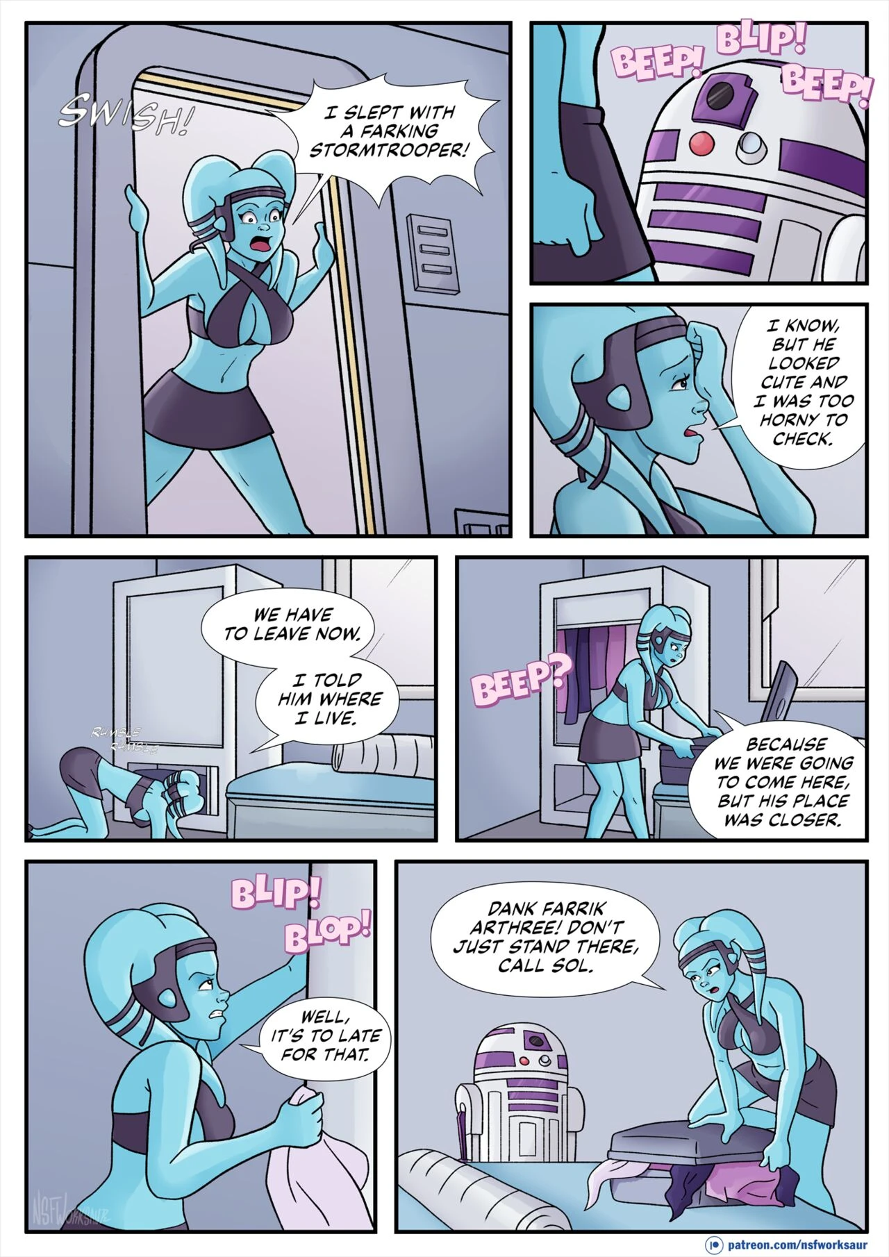 Dyra Nett 2: Last Night Stand porn comic picture 14