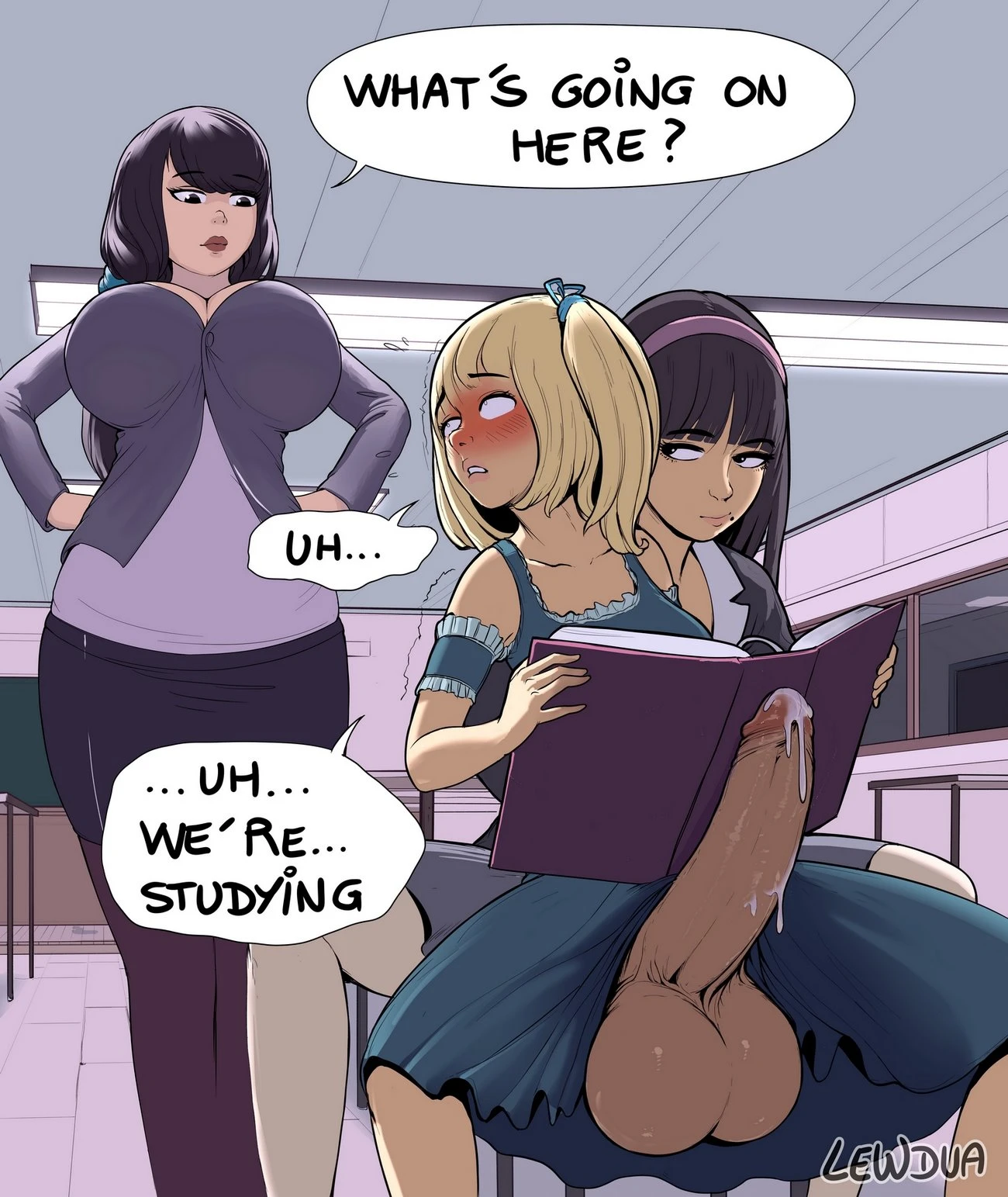 “See me after class” porn comic picture 9