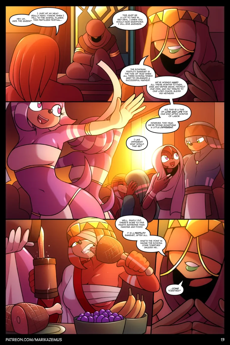 Ecidna Nights porn comic picture 13