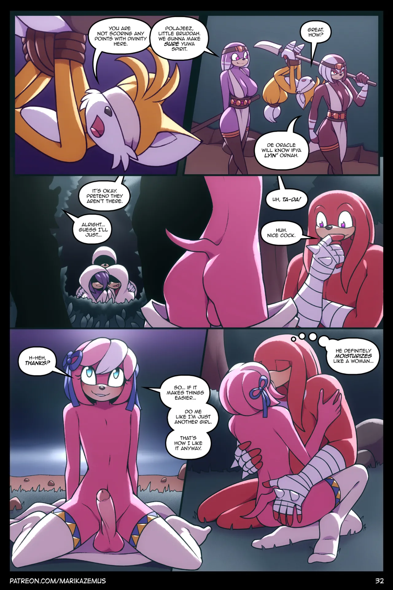 Ecidna Nights porn comic picture 32