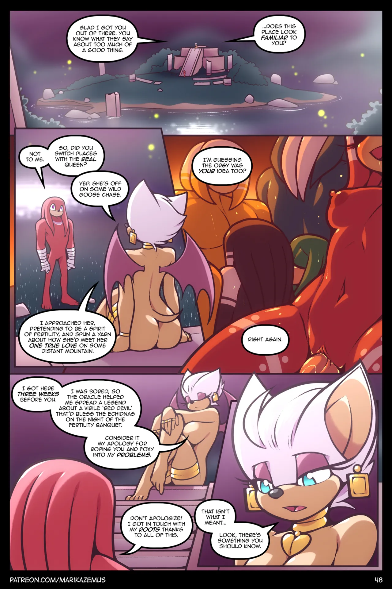 Ecidna Nights porn comic picture 48