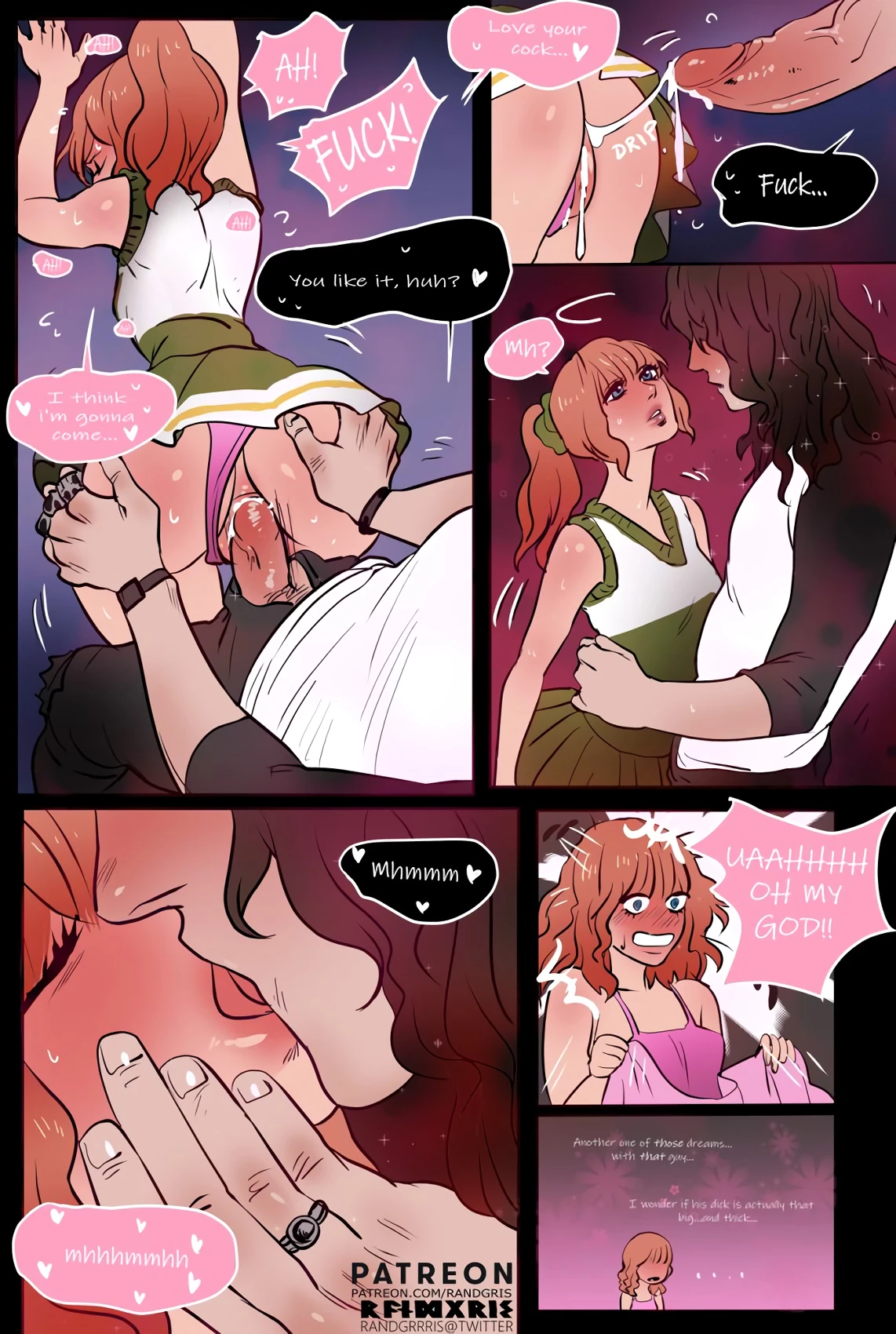 Eddie x Chrissy porn comic picture 2