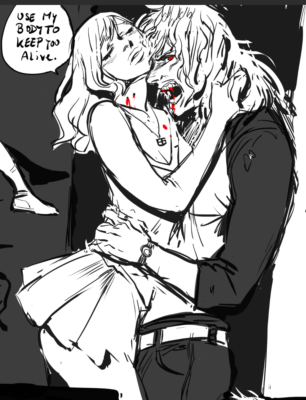 Eddie x Chrissy porn comic picture 21