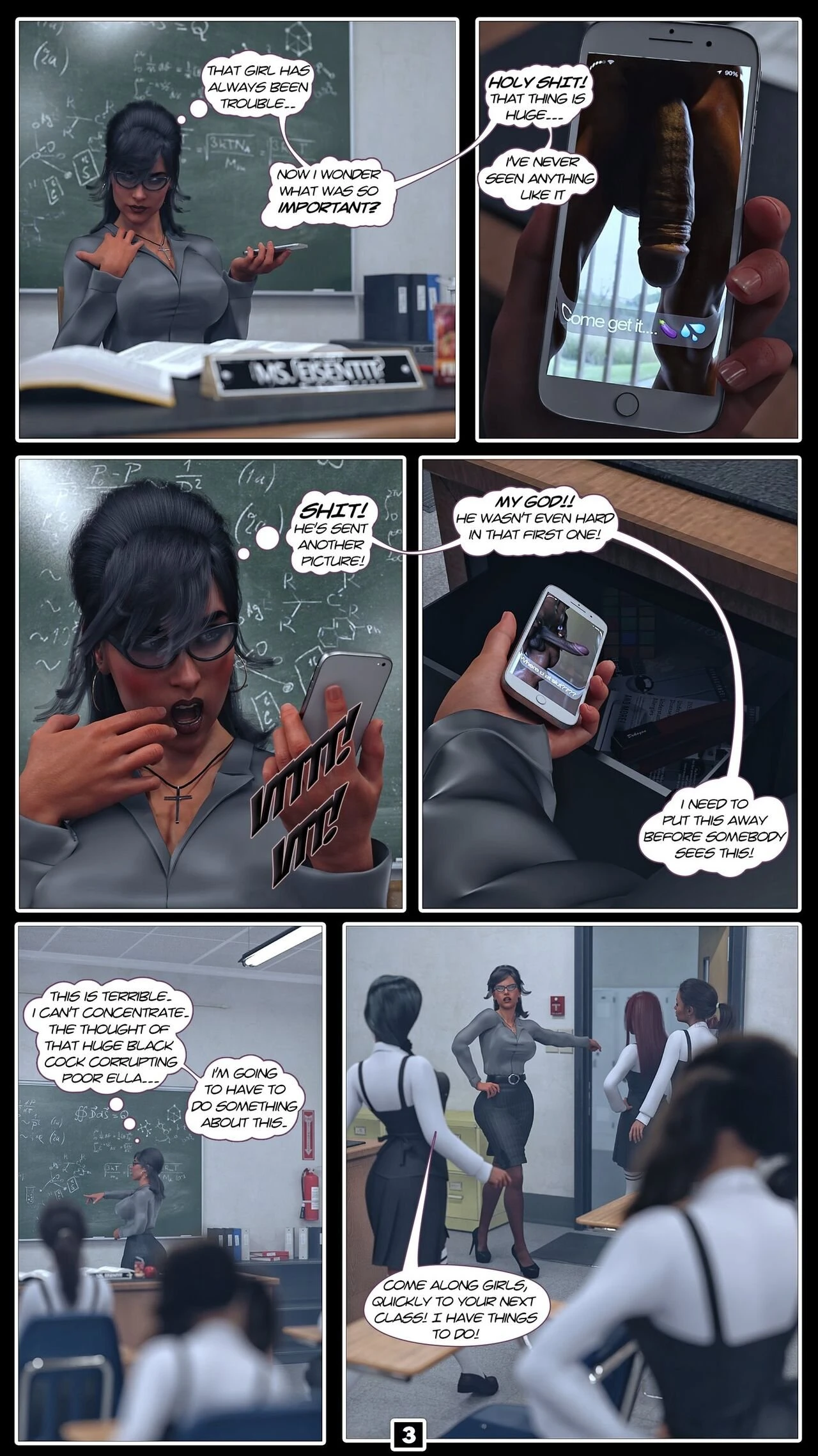 Educating Ella porn comic picture 4