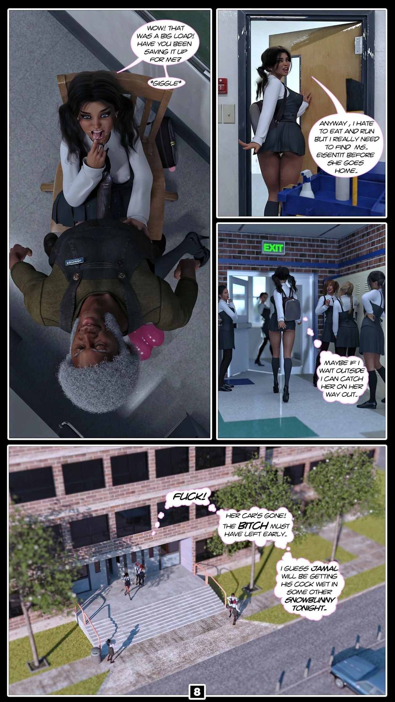 Educating Ella porn comic picture 9