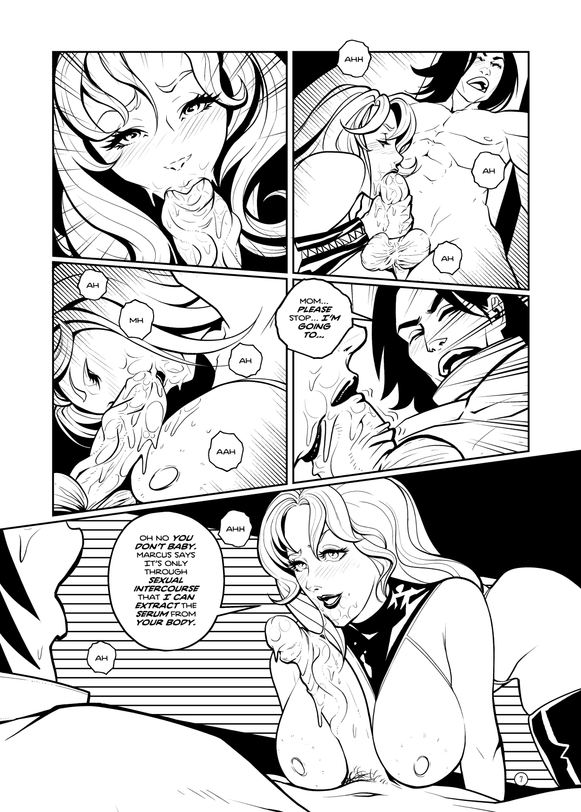 Electra porn comic picture 9