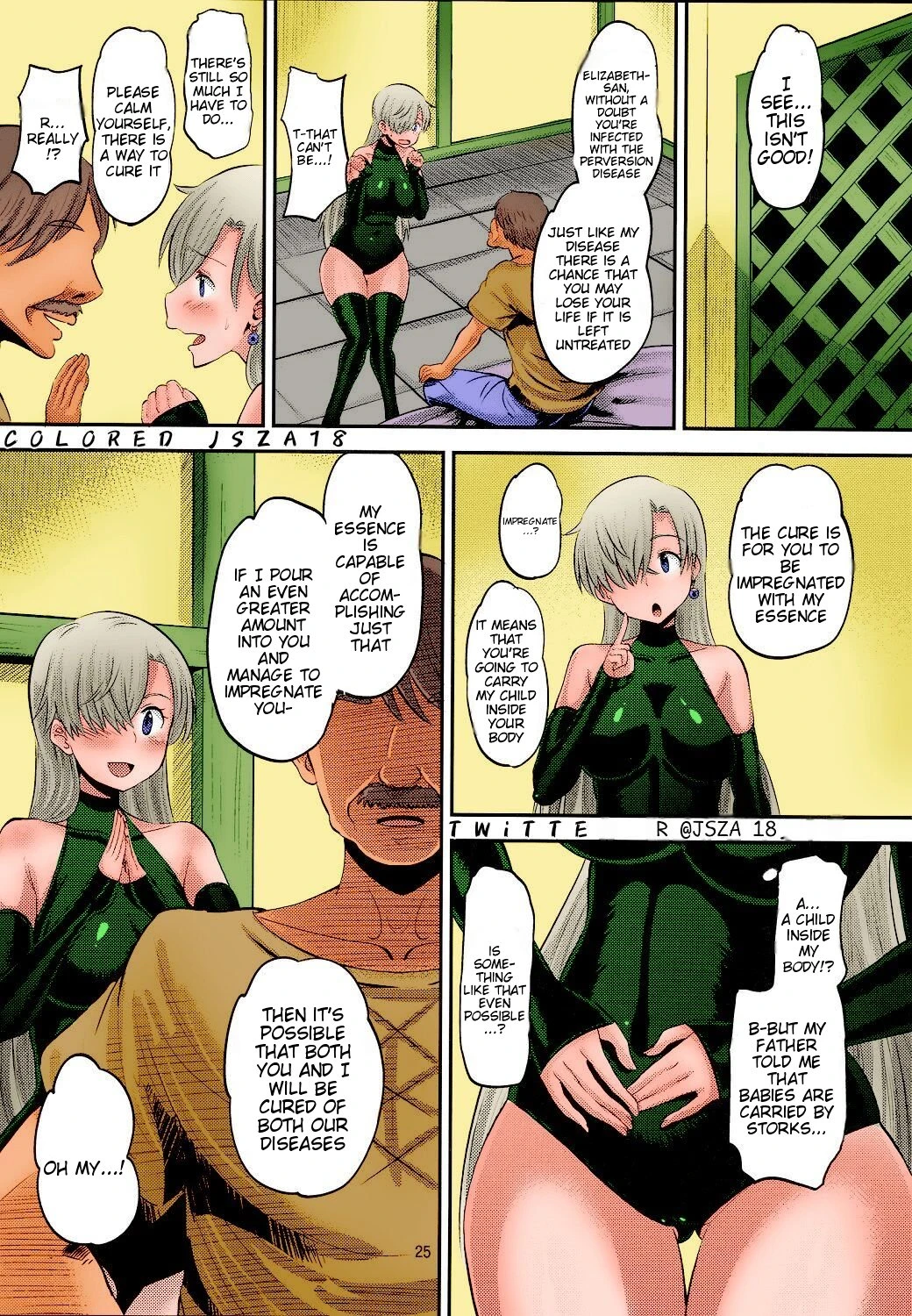 Elizabeth the Deceived Princess (Color) porn comic picture 22