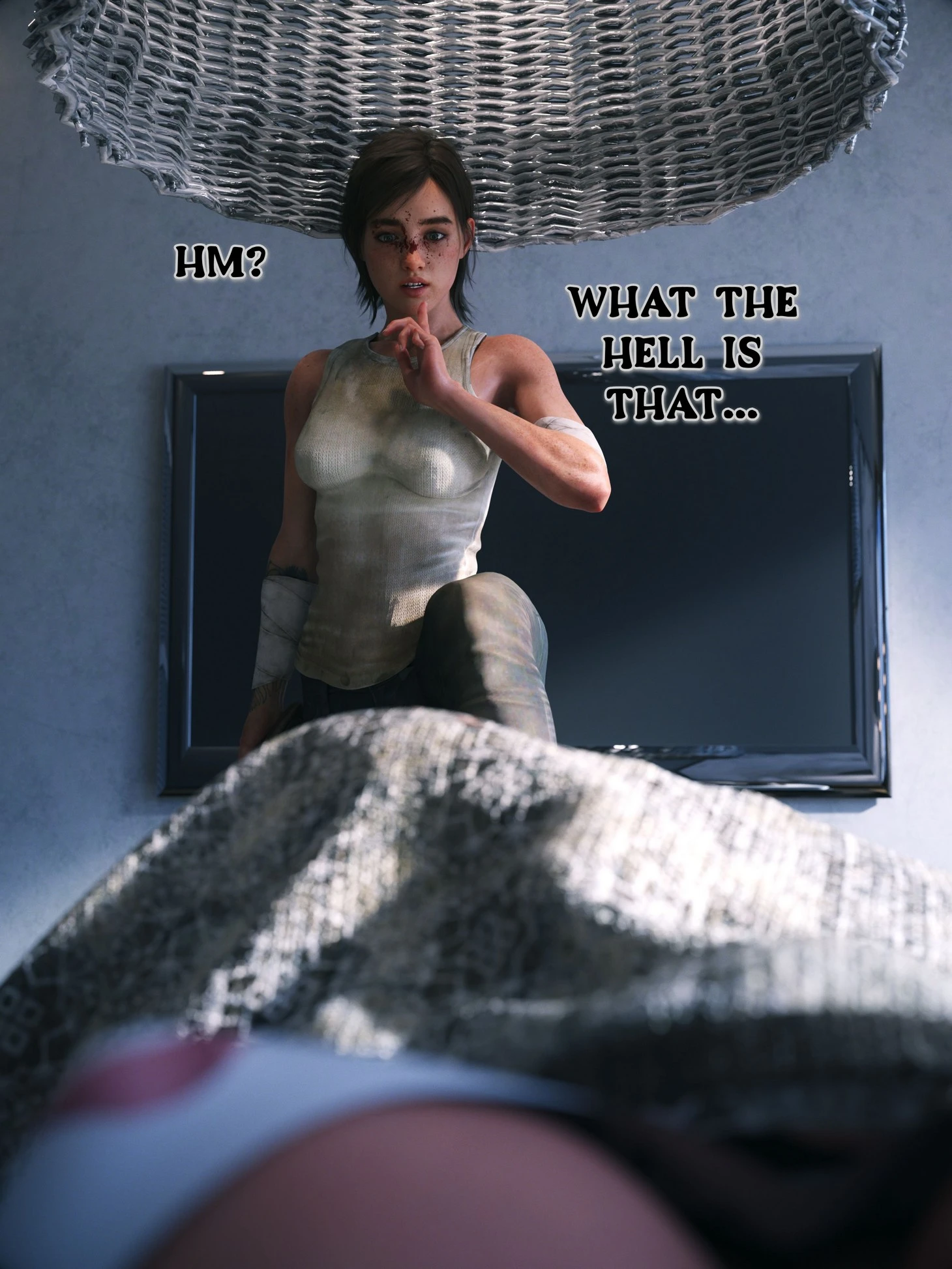 Ellie Catches Abby Sleeping porn comic picture 4