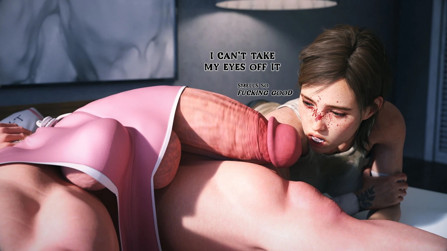 Ellie Catches Abby Sleeping porn comic picture 8