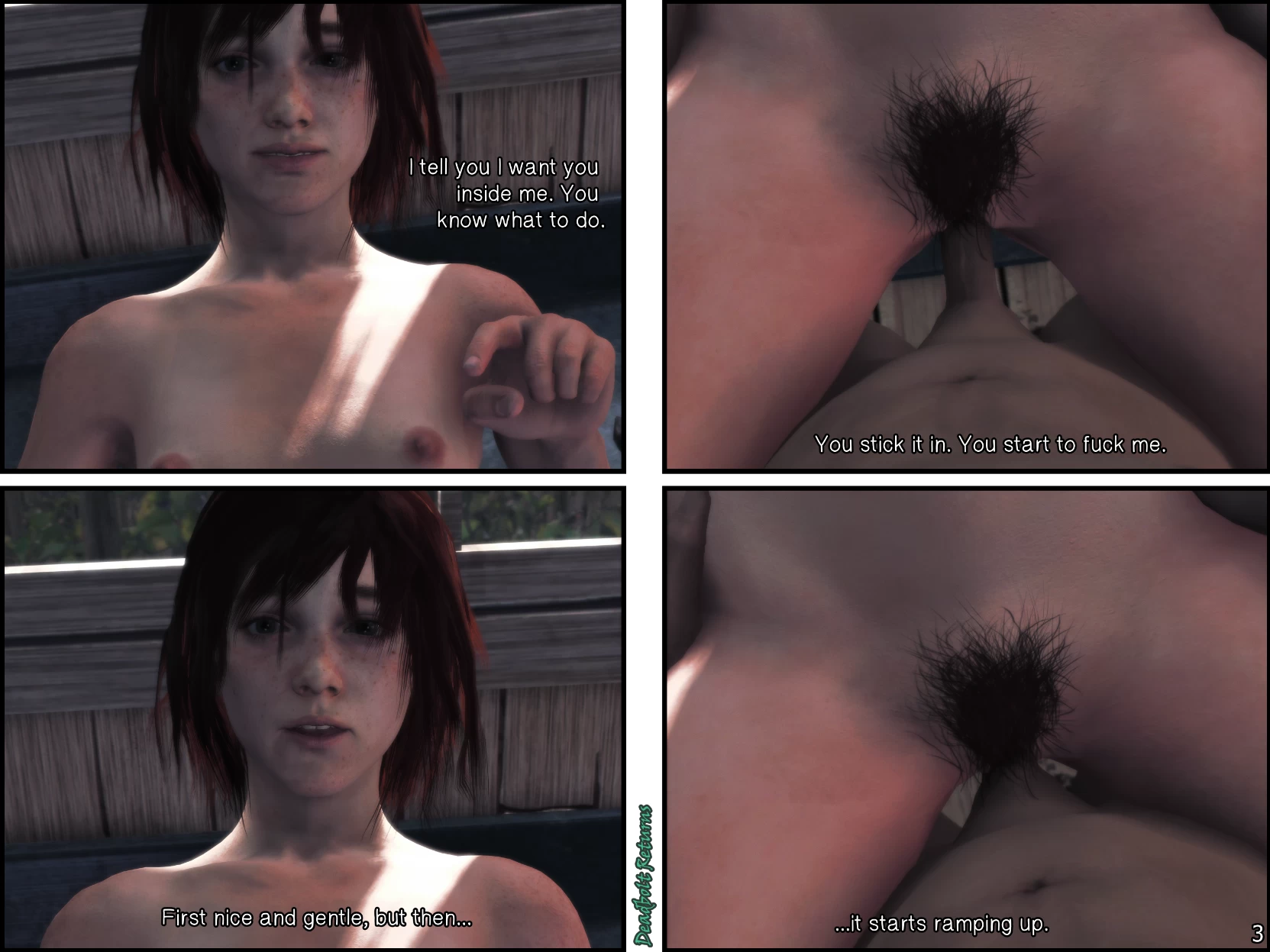 Ellie Wants You In The Toolshed porn comic picture 4