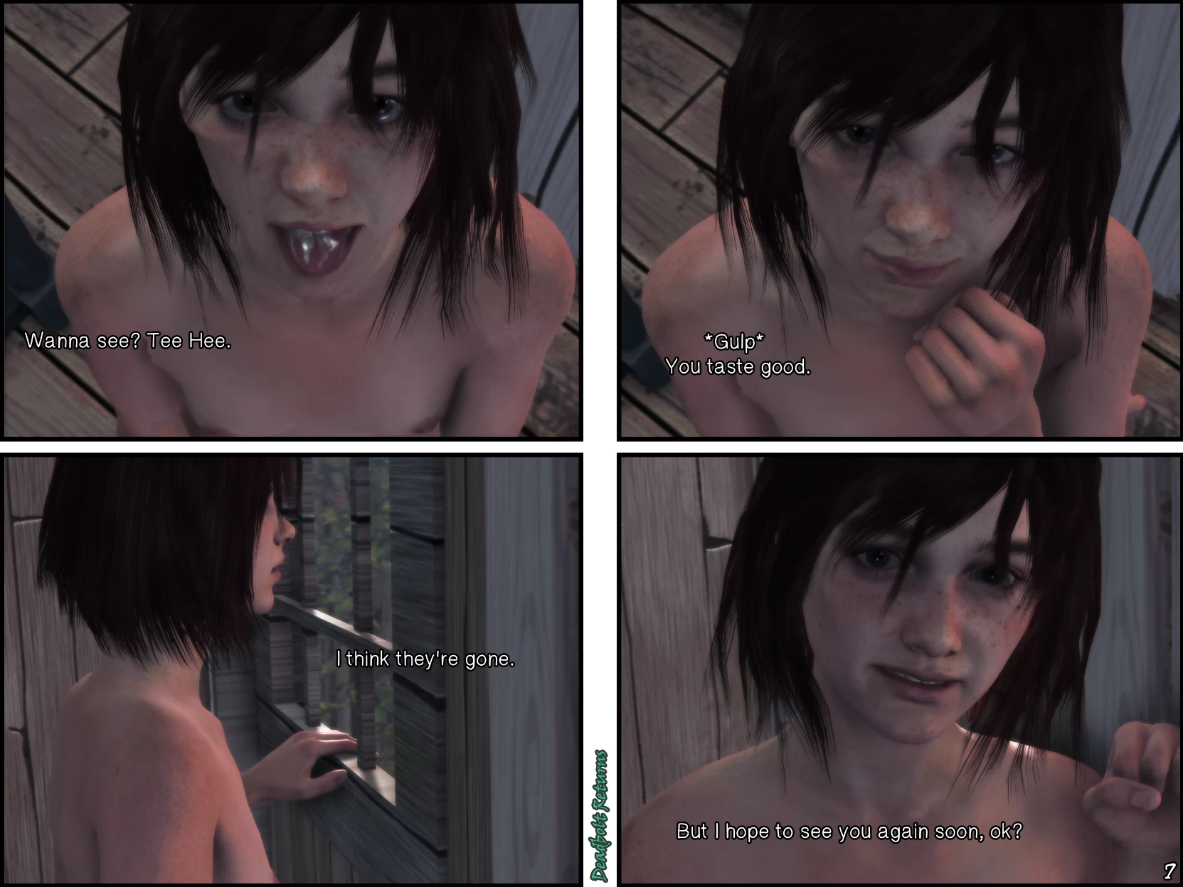 Ellie Wants You In The Toolshed porn comic picture 8