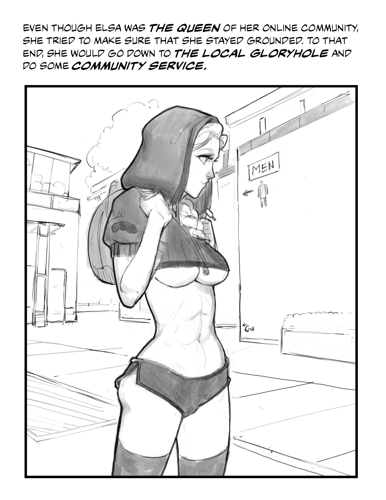 Elsa Glory porn comic picture 1