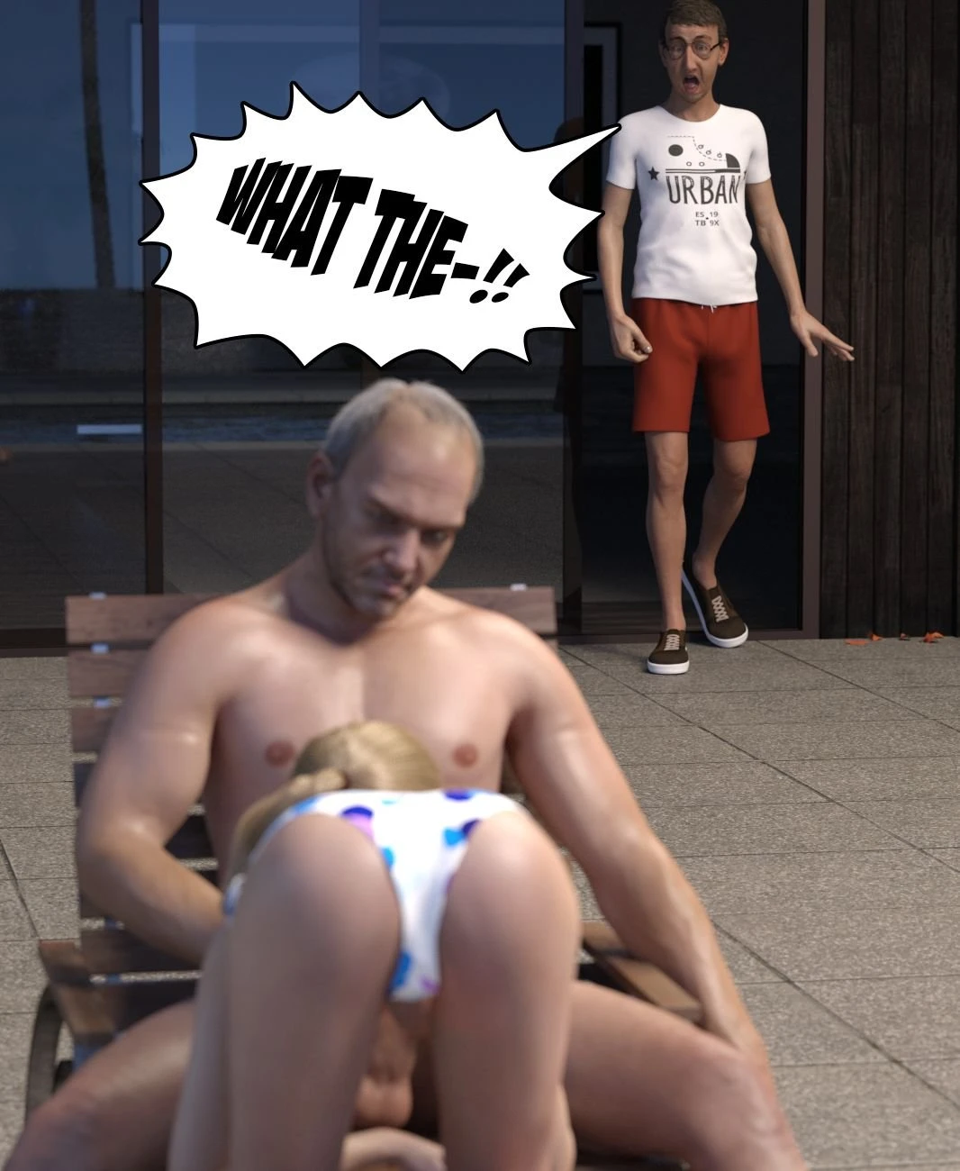 Elsa Poolside porn comic picture 24