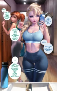 Elsa porn comic picture 1