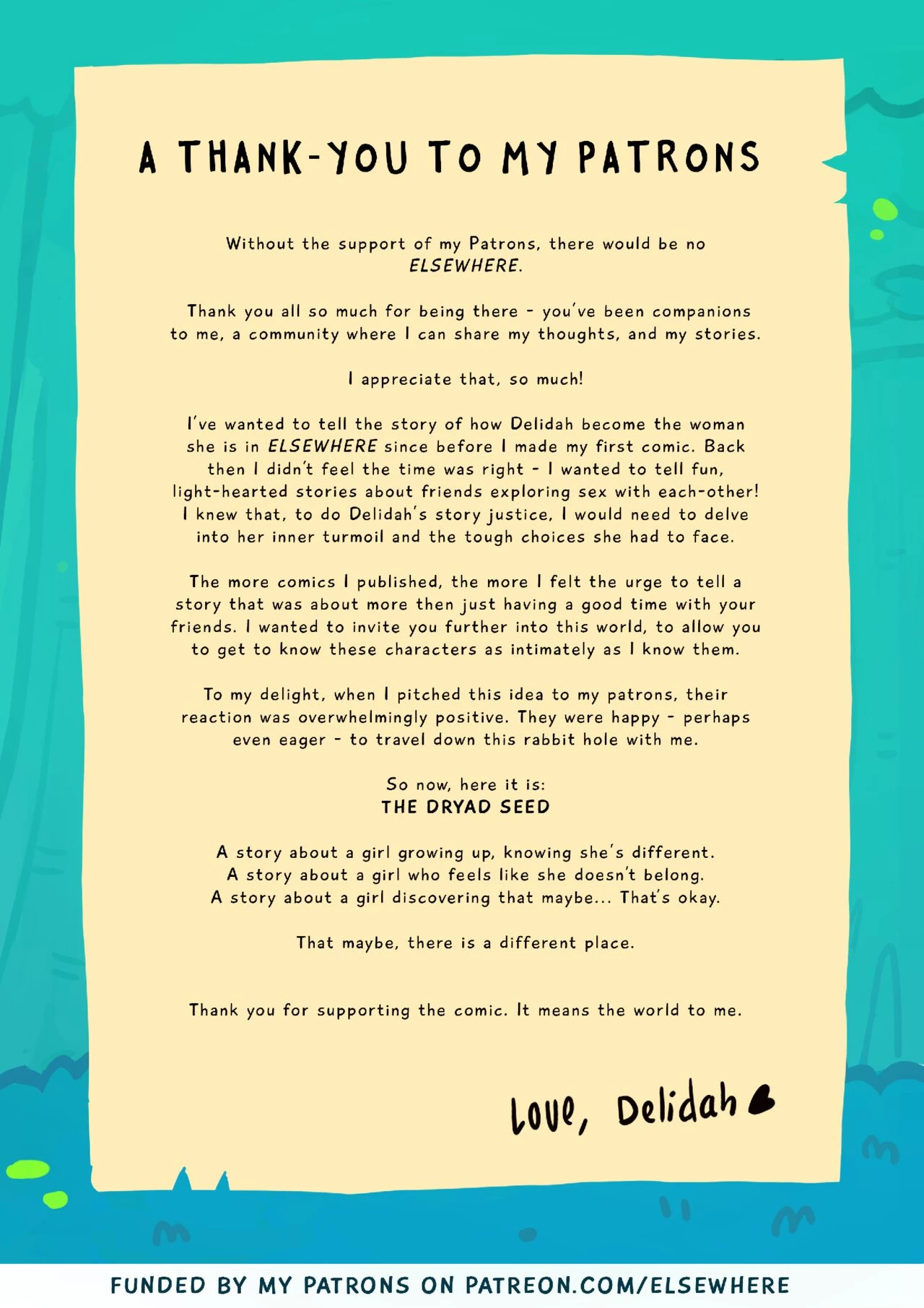 Elsewhere: 12 The Dryad Seed porn comic picture 2