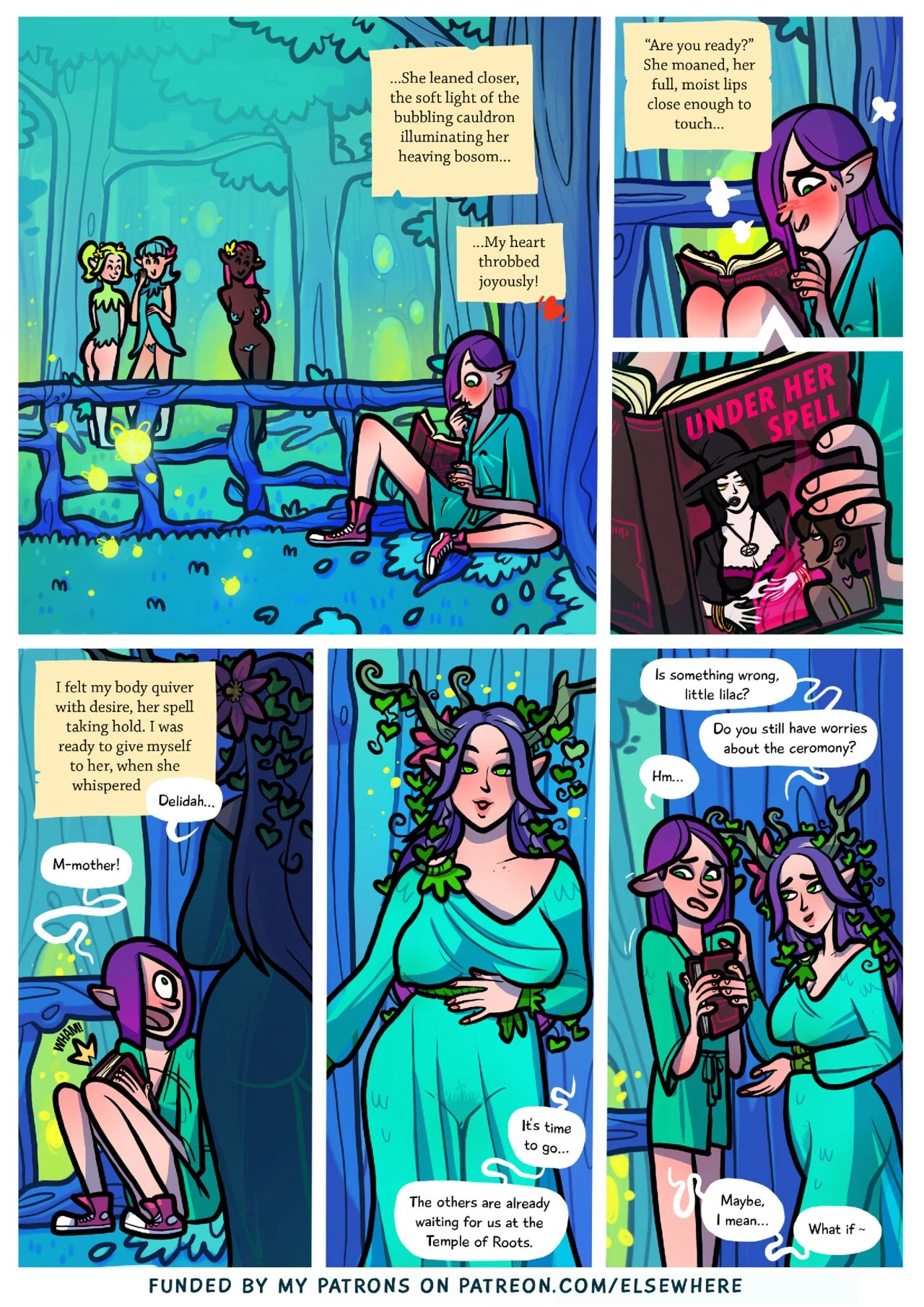 Elsewhere: 12 The Dryad Seed porn comic picture 3