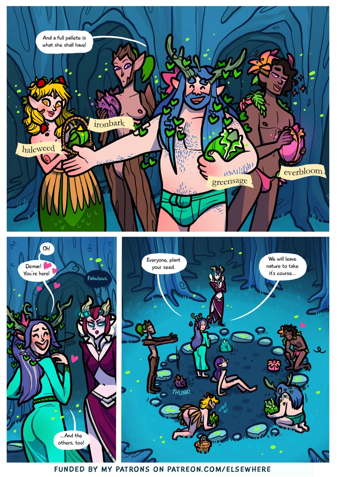 Elsewhere: 12 The Dryad Seed porn comic picture 6