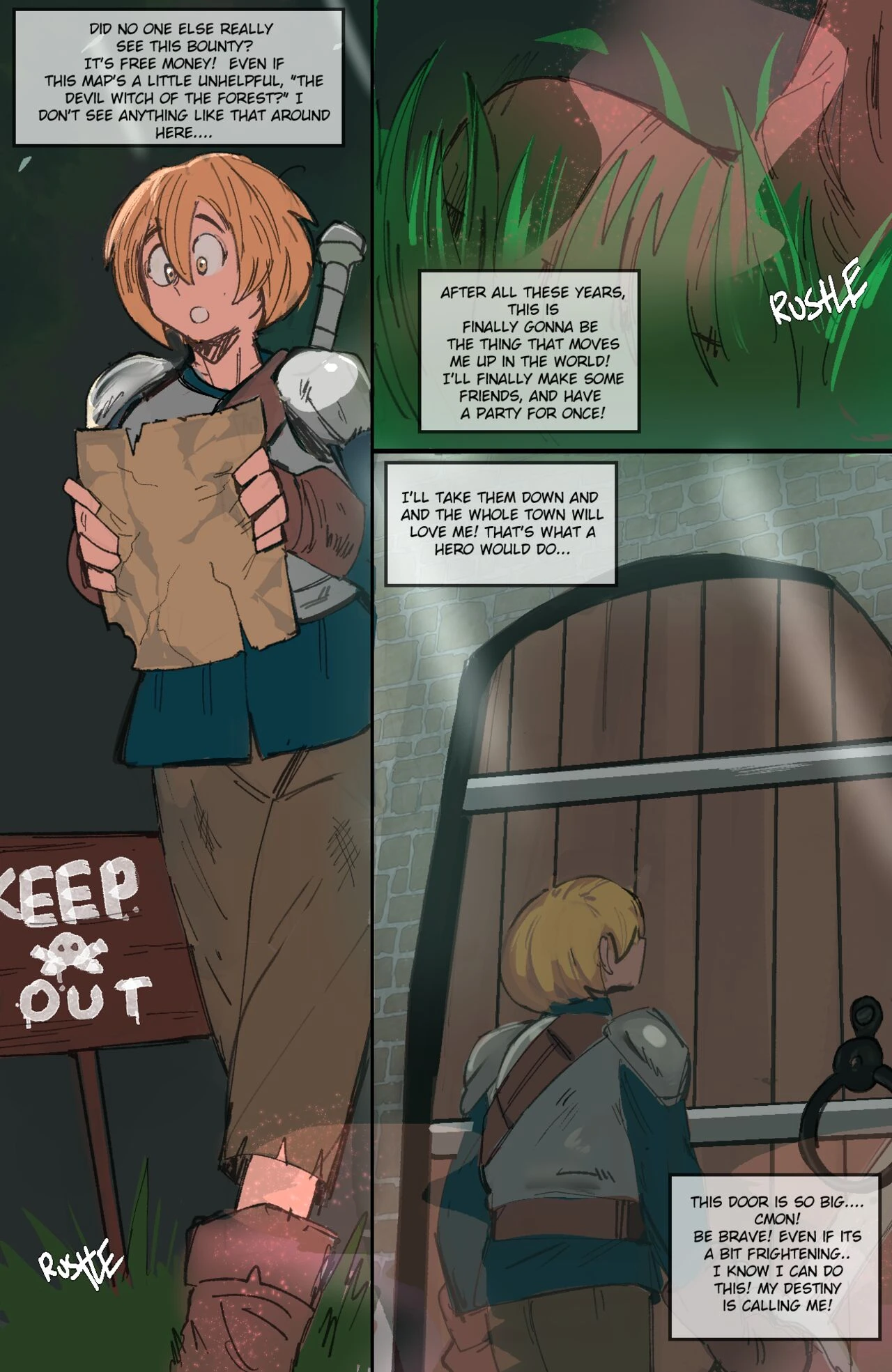 [Emboquo] Captured by the Terror of the Dark Forest! porn comic picture 1