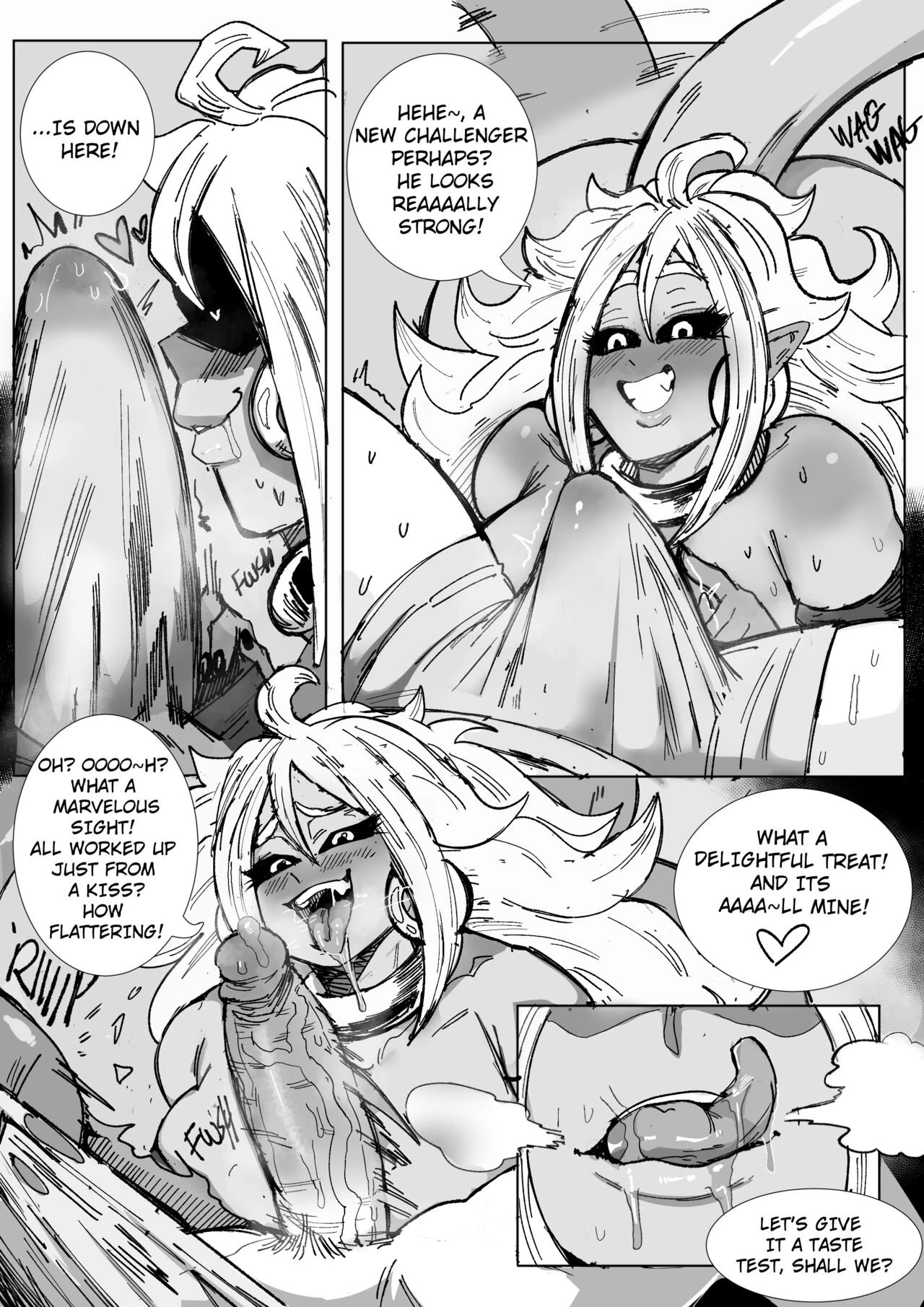 Emboquo's Android 21 porn comic picture 3