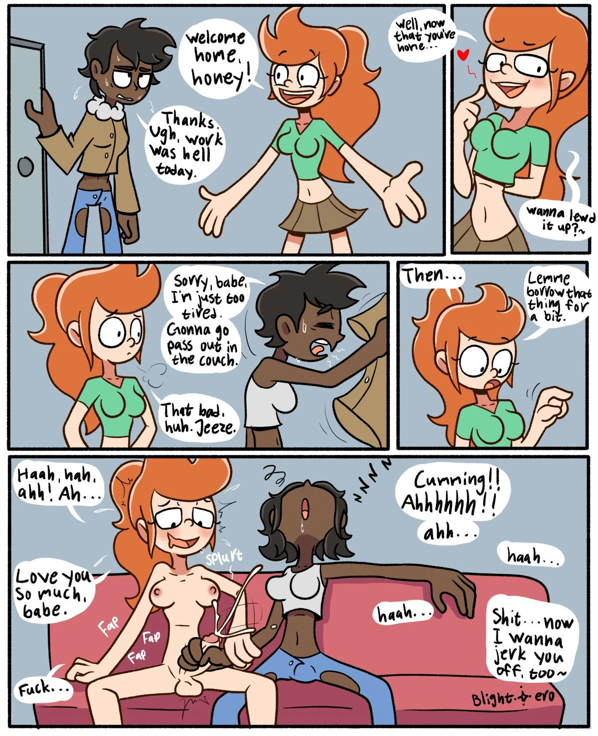 Emily & Jess porn comic picture 3