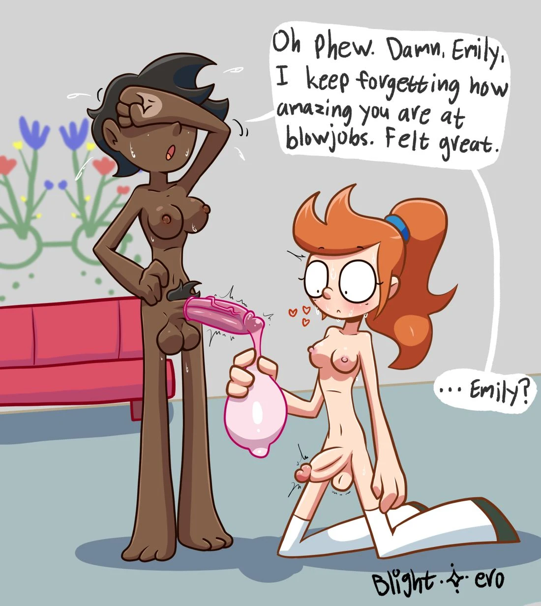 Emily & Jess porn comic picture 6