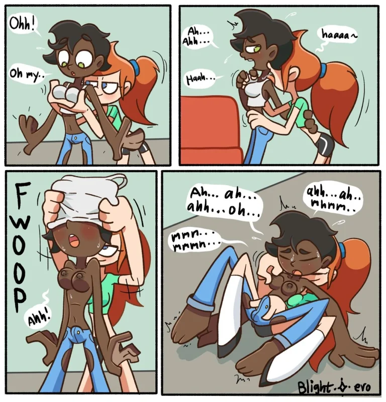 Emily & Jess porn comic picture 7