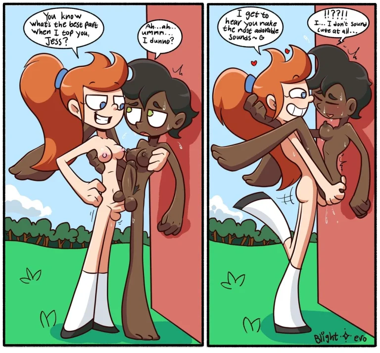 Emily & Jess porn comic picture 8